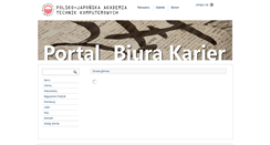 Desktop Screenshot of biurokarier.pjwstk.edu.pl